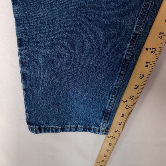 Everlane Curvy 90's Cheeky Straight Ankle Jean Size Womens 31Button Fly Organic - Picture 7 of 14
